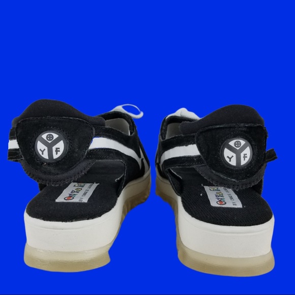 Vintage 90s Chunky Platform Sneaker Sandals - Picture 4 of 4